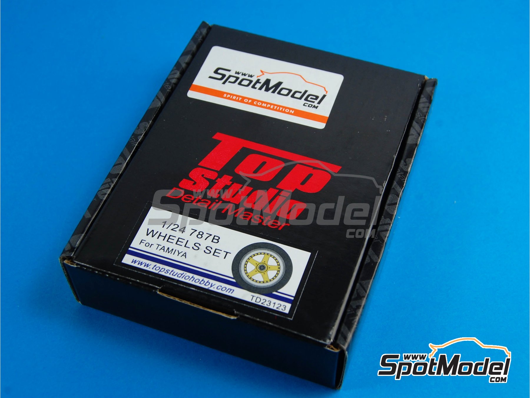 Top Studio TD23123: Rims 1/24 scale - Mazda 787B - for Tamiya